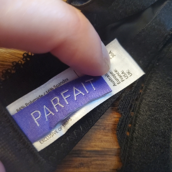 NWT Parfait Matilda Black Lace Bra, 36A - Picture 8 of 9